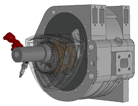 Rotary Engine Rotor transparant